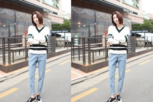 phối đồ với sweater